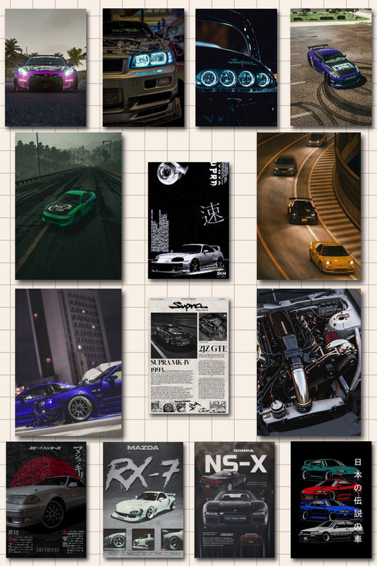 پک پوستر ماشینی(سوپرا)