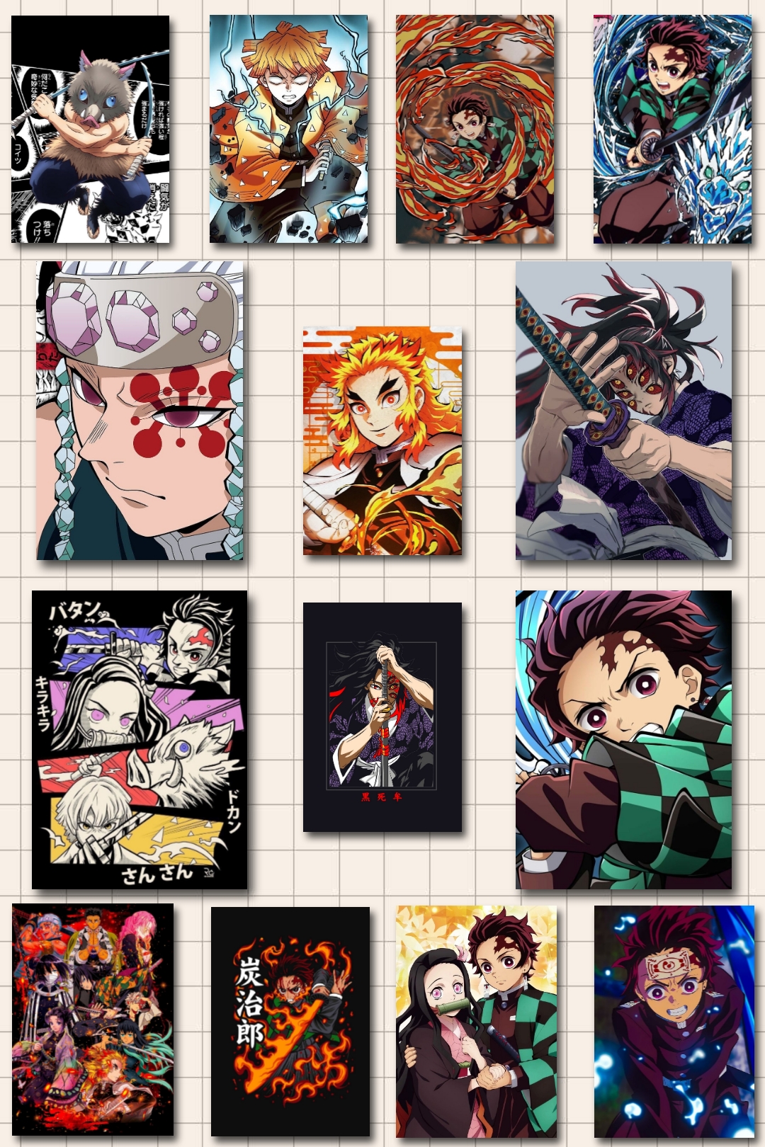 پک پوستر انیمه ای(شیطان کش)