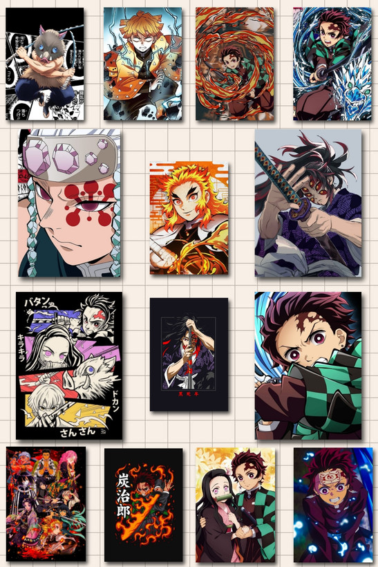 پک پوستر انیمه ای(شیطان کش)