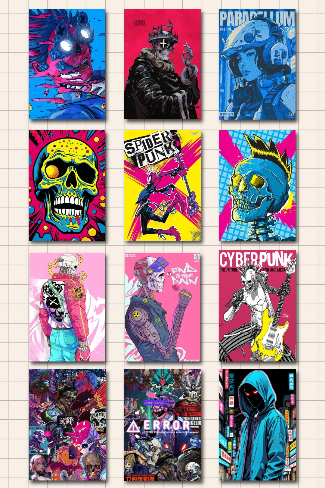 پک پوستر سایبر پانک ۲