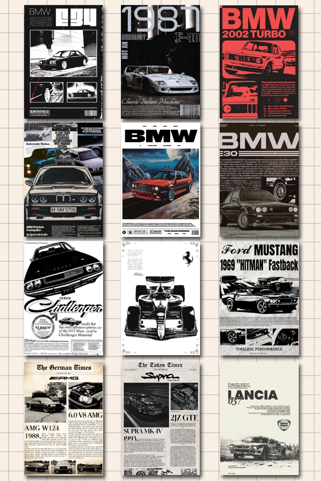 پک پوستر ماشینی۲