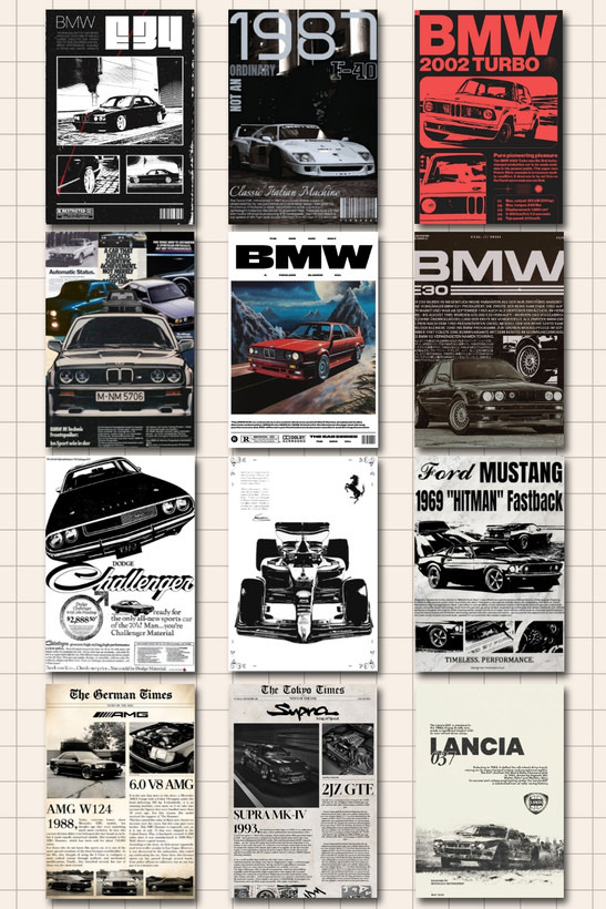 پک پوستر ماشینی۲